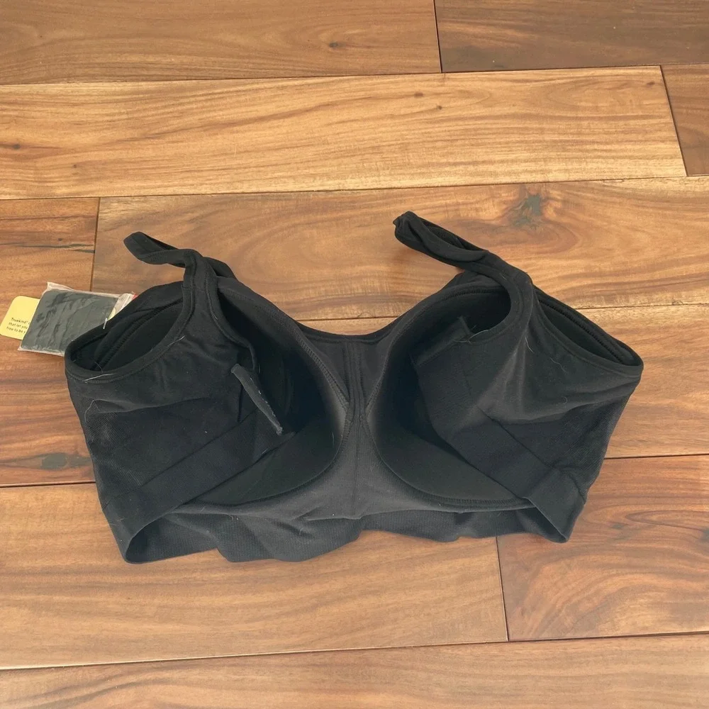 Truekind Daily Comfort Wirefree Shaper Bra Black Size 3XL